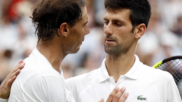 Rafael Nadal and Novak Djokovic